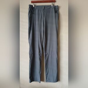Foxelli Womens hiking pants Size 12 NWT Grey Cargo